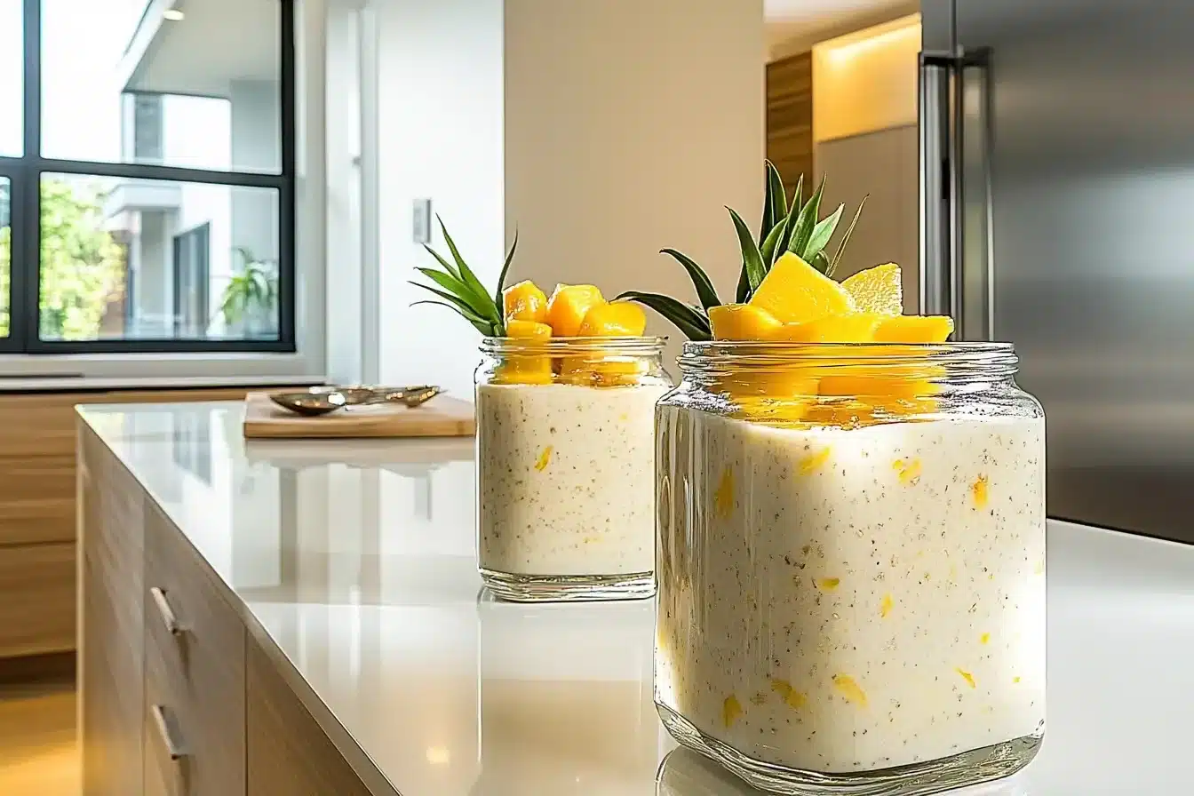 Mango and Tahini Overnight Oats – Creamy, Nutty and Nourishing