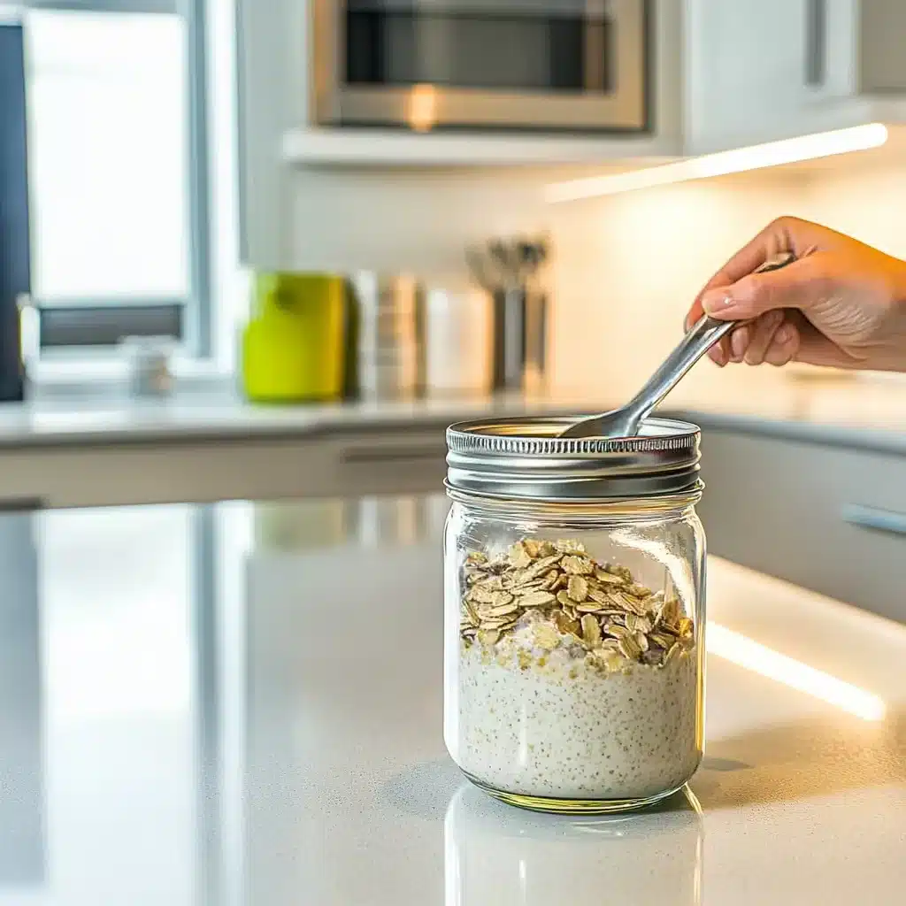 overnight oatmeal with kefir