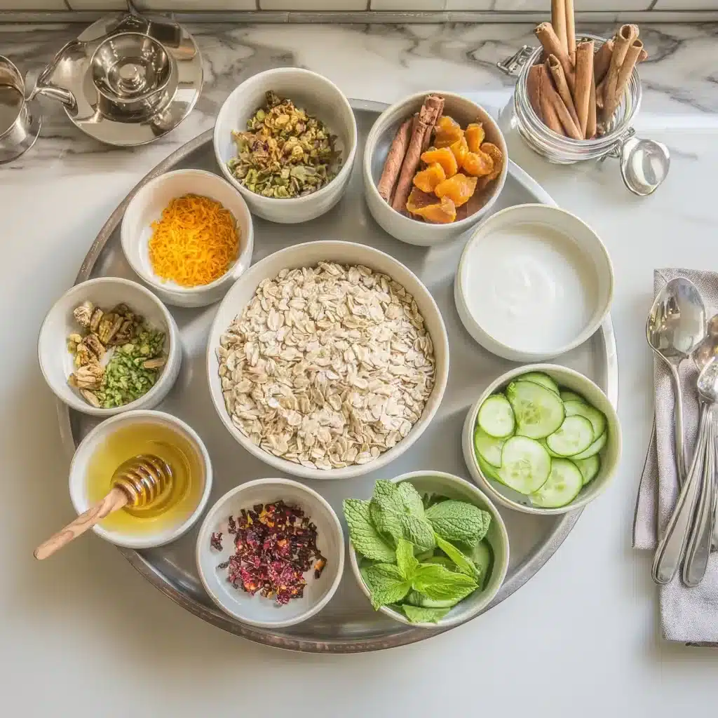 Ginger turmeric overnight oats in a rustic jar