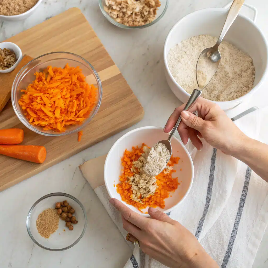 Step-by-step photo of classic overnight oats assembly