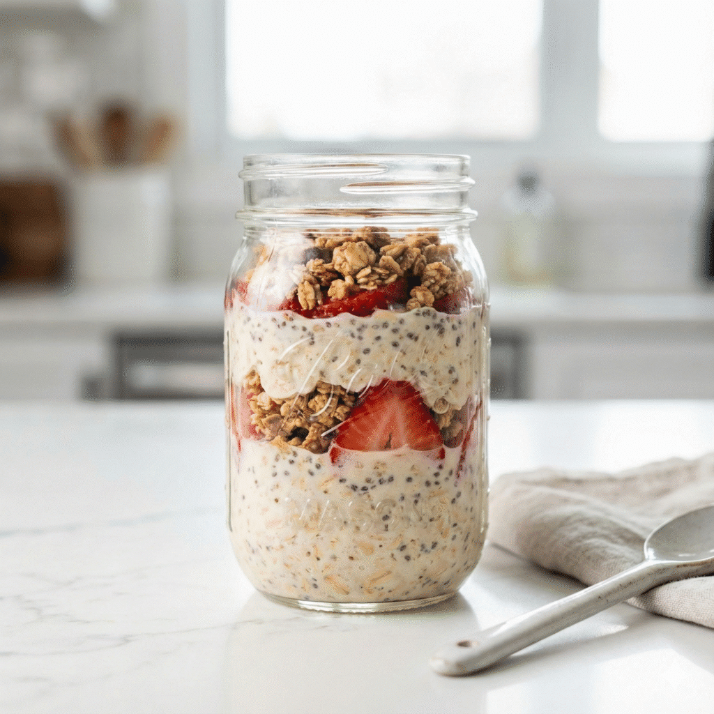 Easy 3‑Ingredient Overnight Oats for Busy Mornings