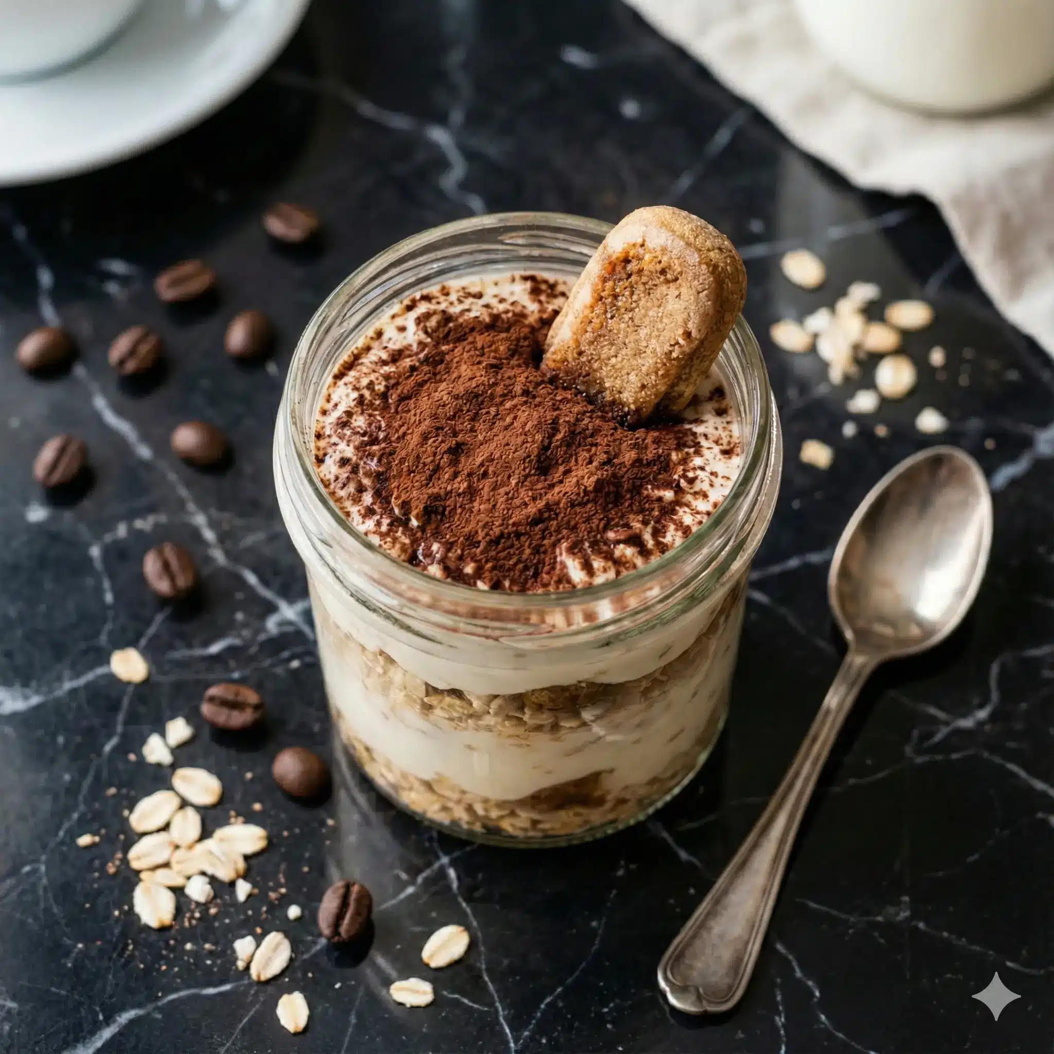 How to Make Tiramisu Overnight Oats with Protein