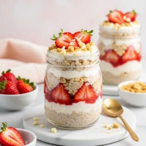 Strawberry Shortcake Overnight Oats: Creamy, Easy & Delicious