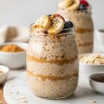 PB2 Overnight Oats Jar: A Light, Creamy High-Protein Breakfast
