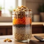 Carrot Cake Overnight Oats recipe : The Ultimate Healthy Breakfast
