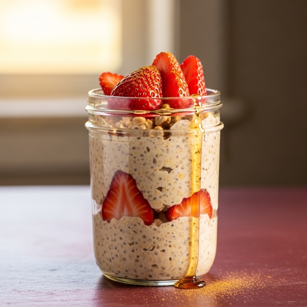 Vanilla Cinnamon Overnight Oats Recipe for a Healthy Breakfast
