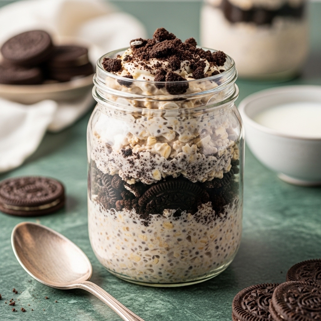 overnight oats cookies and cream