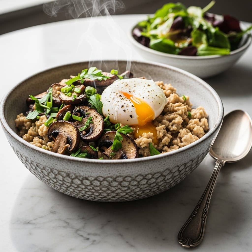 Savory Steel Cut Oatmeal