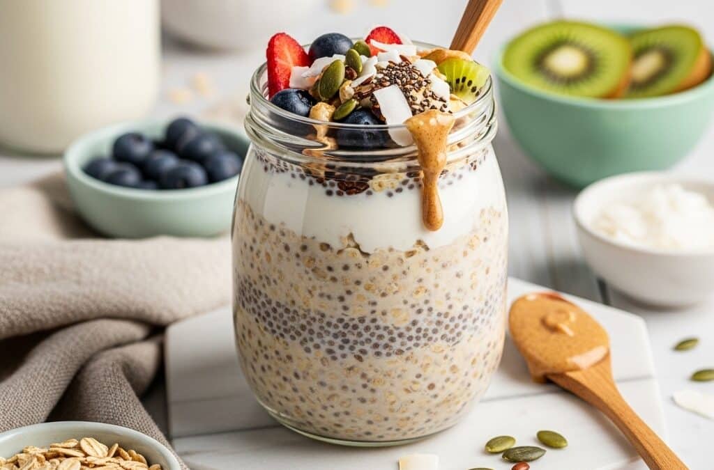 Low FODMAP Gut Healing Overnight Oats Recipe