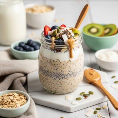 Low FODMAP Gut Healing Overnight Oats Recipe
