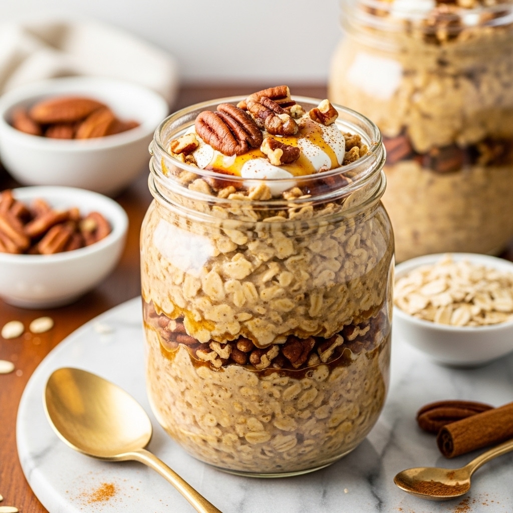 Brown Butter Pecan Overnight Oats Recipe