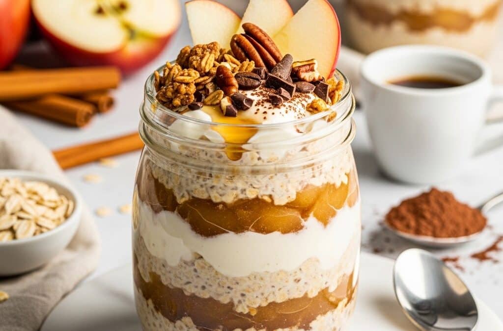Apple Pie Overnight Oats Recipe