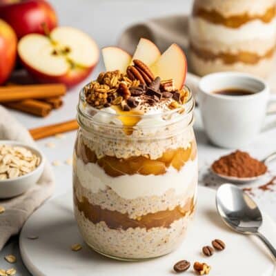 Apple Pie Overnight Oats Recipe