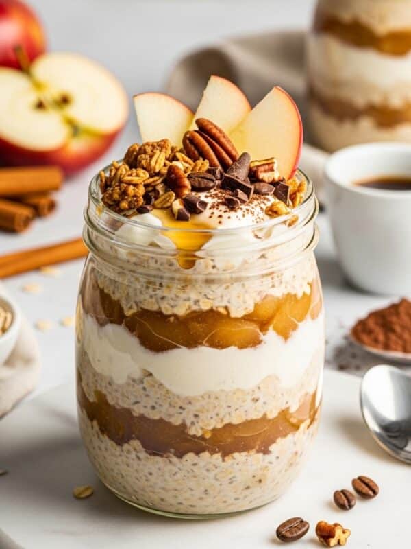 Apple Pie Overnight Oats Recipe