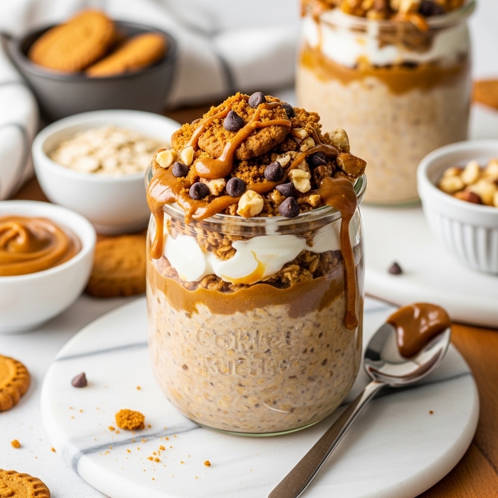 Cookie Butter Overnight Oats (Easy & Delicious)