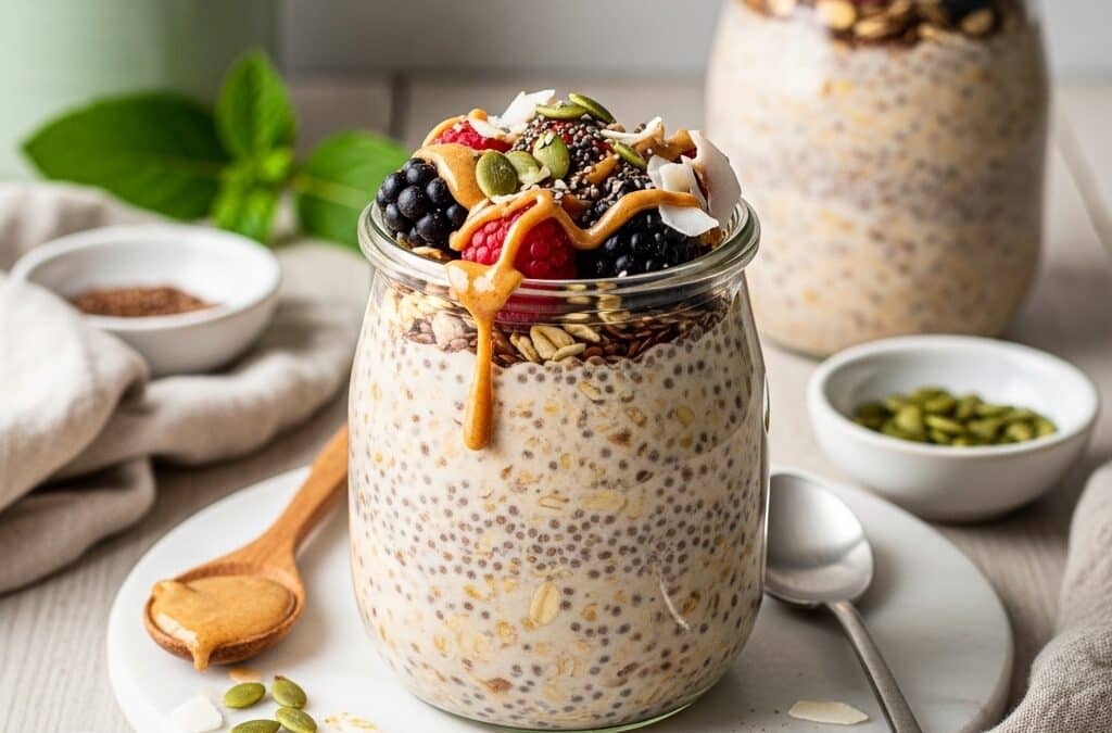 Hormone Balancing Overnight Oats: A Simple Morning Fix
