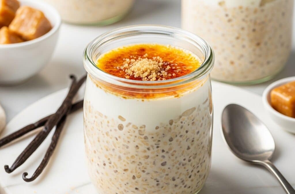 Creme Brulee Overnight Oats Recipe