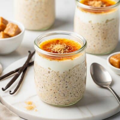 Creme Brulee Overnight Oats Recipe