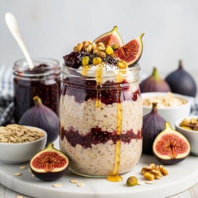 Fig Jam Overnight Oats: Easy, Creamy & Delicious