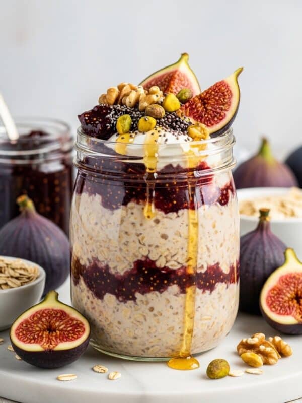 Fig Jam Overnight Oats: Easy, Creamy & Delicious