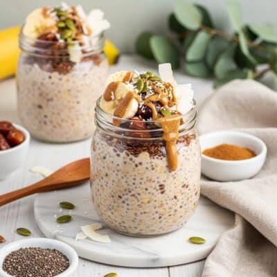 Cortisol Balancing Overnight Oats for a Calmer Morning