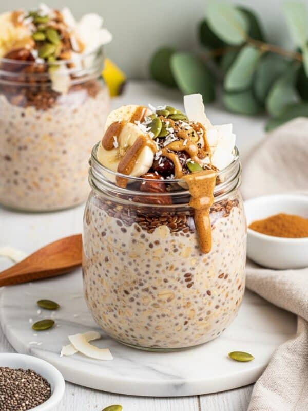 Cortisol Balancing Overnight Oats for a Calmer Morning