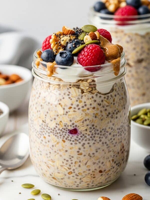 Low Glycemic Overnight Oats for Diabetes