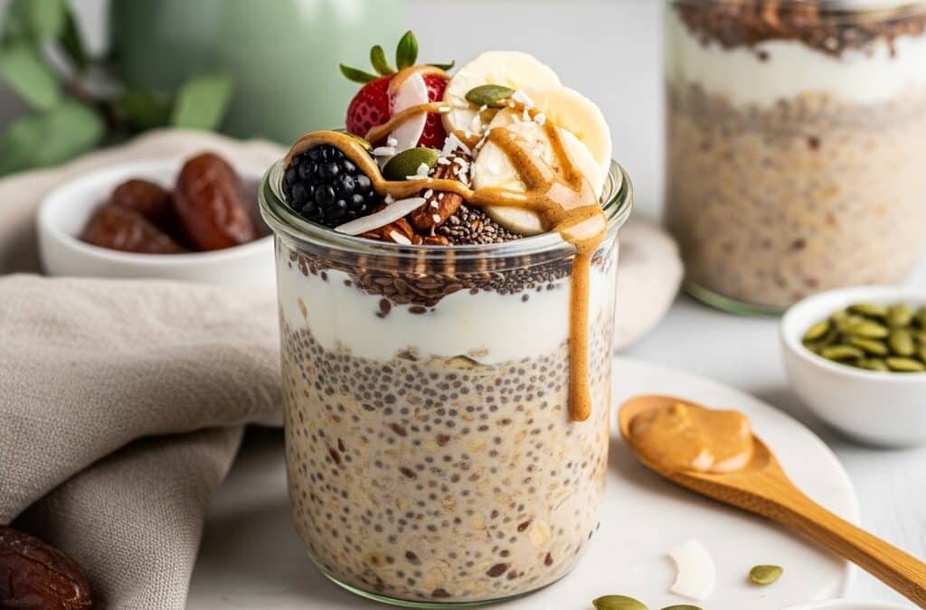 Overnight Oats for Menopause Symptoms: A Healing Breakfast