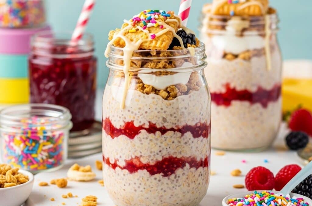 Pop Tart Overnight Oats Recipe You’ll Actually Love