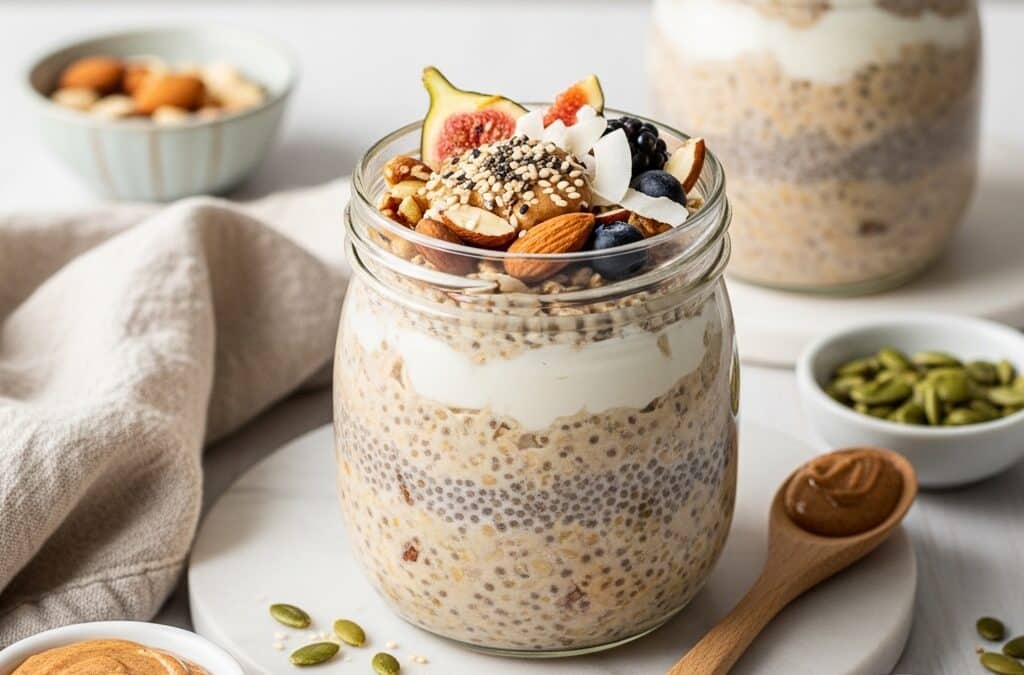 Menopause Bone Health Overnight Oats Recipe