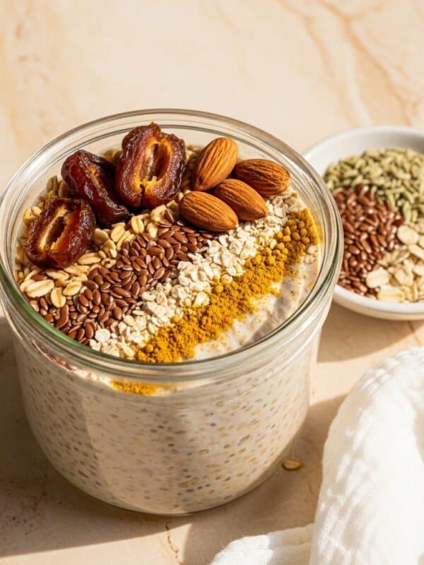 Postpartum Lactation Overnight Oats for New Moms