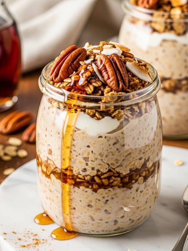 Maple Pecan Toasted Overnight Oats Recipe