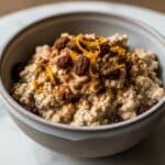 Hot Cross Bun Overnight Oats