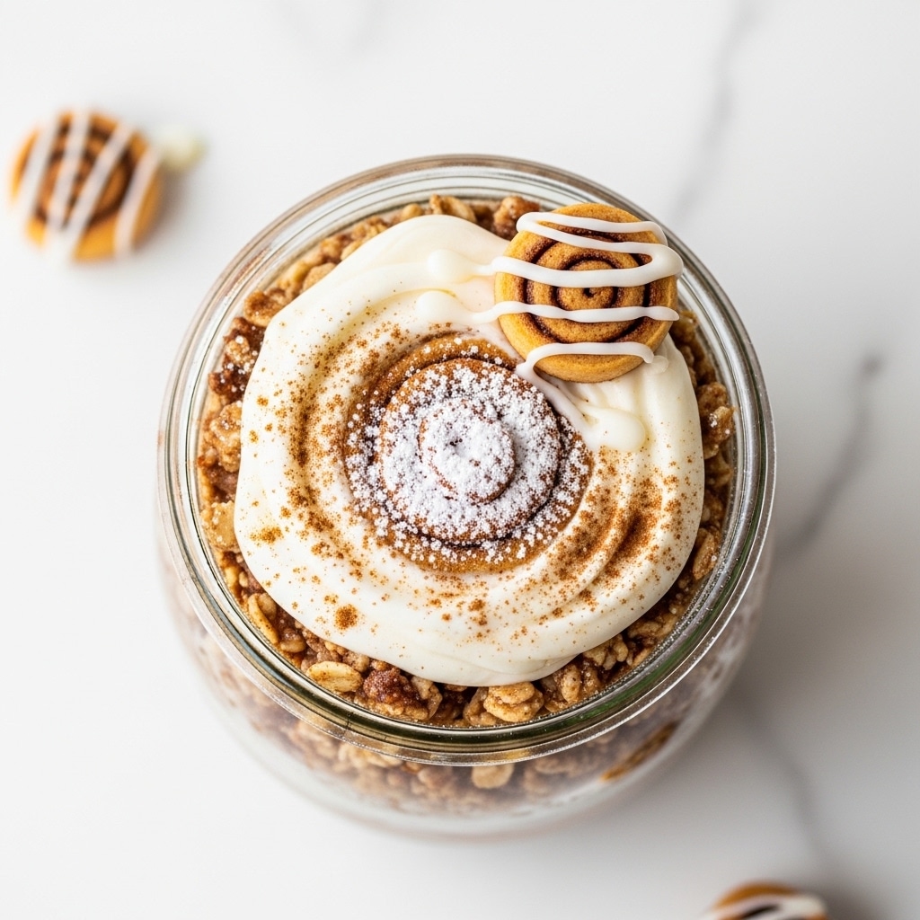 Cinnamon Roll Overnight Oats