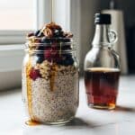 Maple Sweetened Overnight Oats