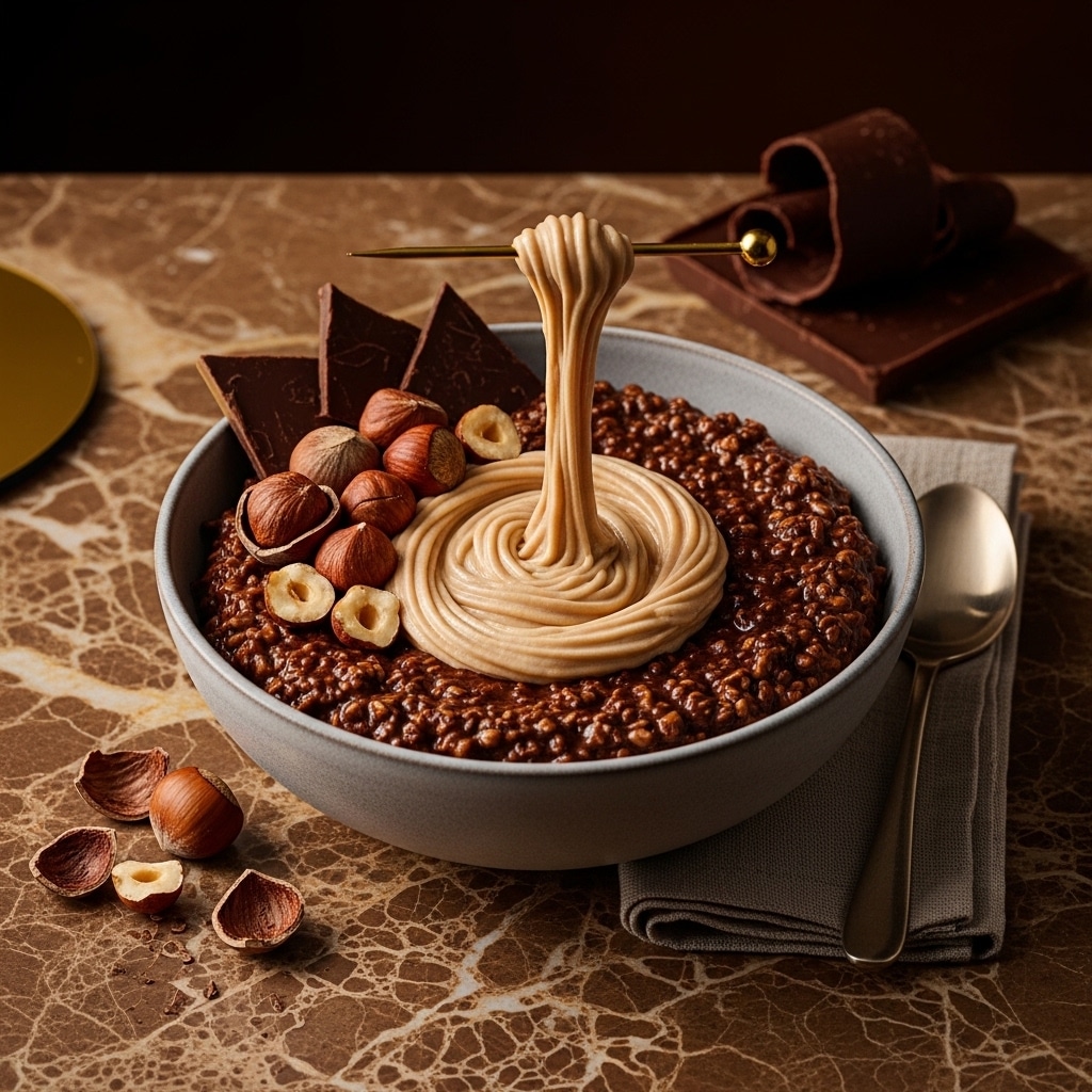 Hazelnut Chocolate Overnight Oats Recipe