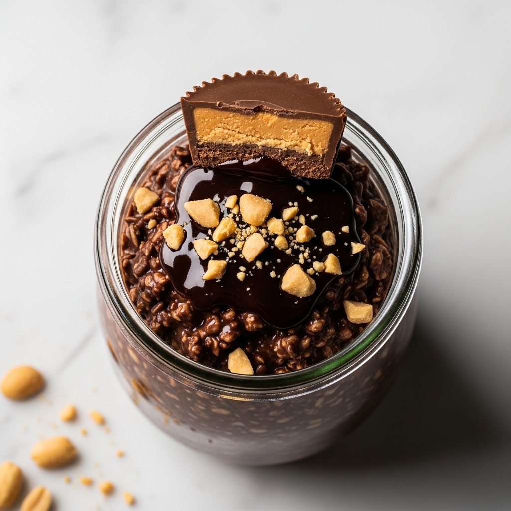 Peanut Butter Cup Overnight Oats Recipe