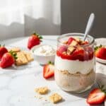 Strawberry Cheesecake Overnight Oats