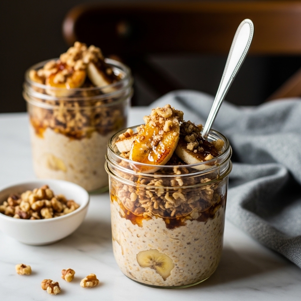 Banana Bread Overnight Oats