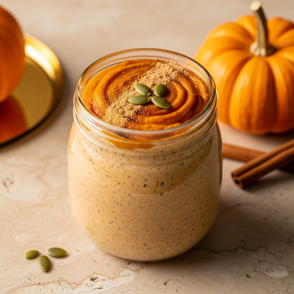 Pumpkin Spice Protein Overnight Oats Recipe
