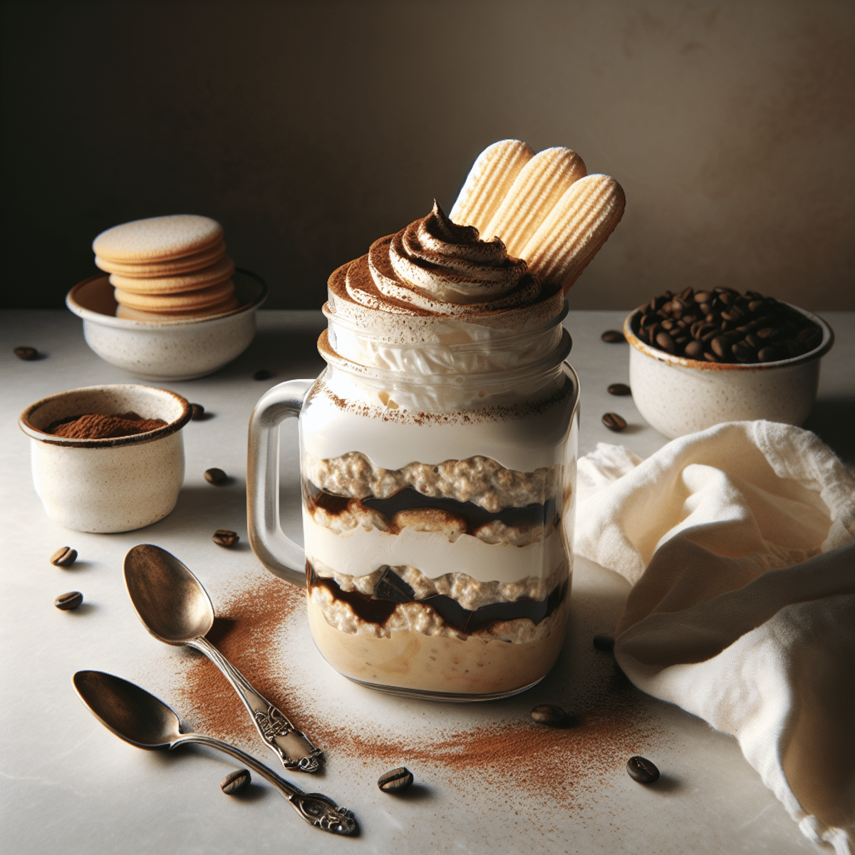 Irresistible Tiramisu Overnight Oats Recipe for Busy Professionals