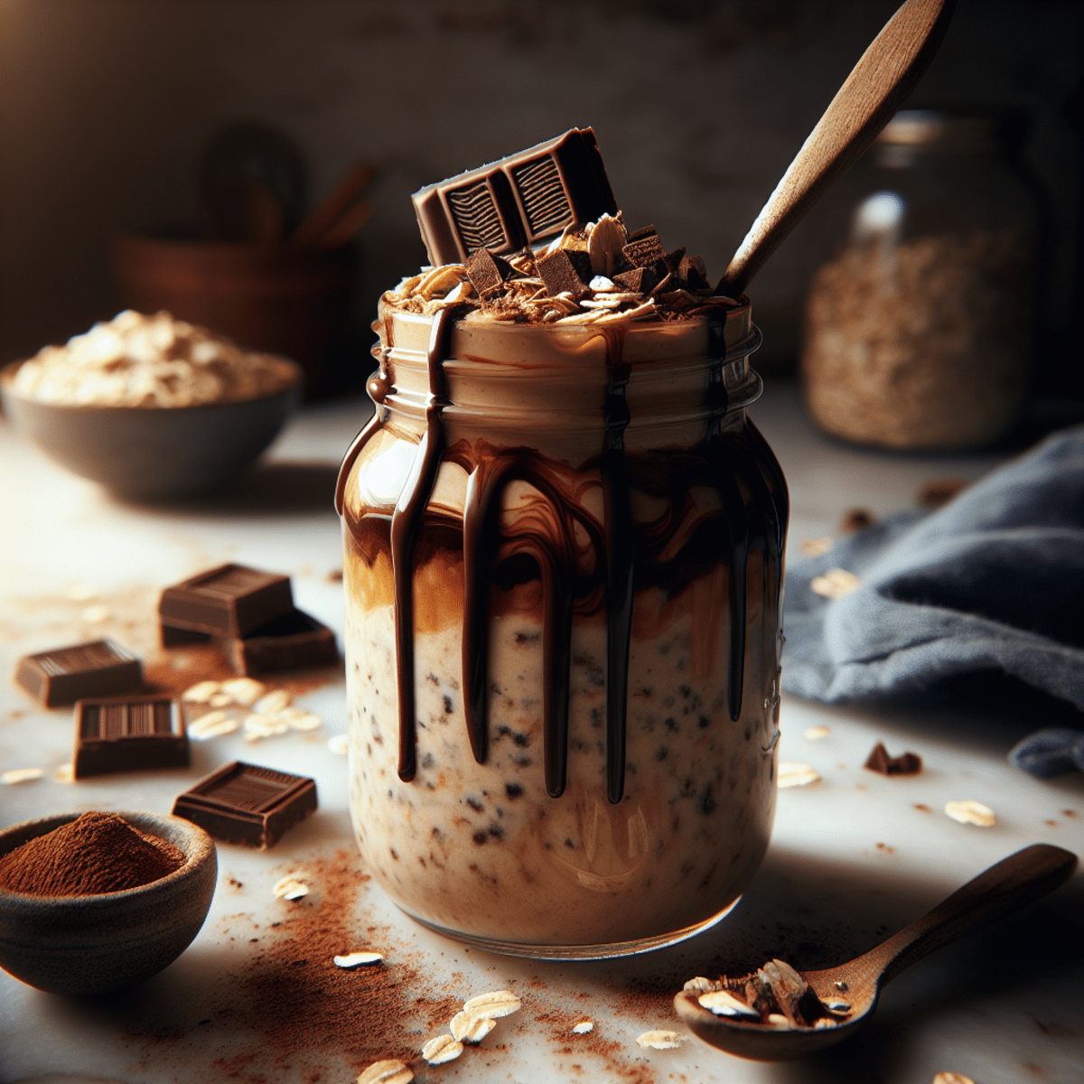 Protein Bar Overnight Oats for Busy Mornings