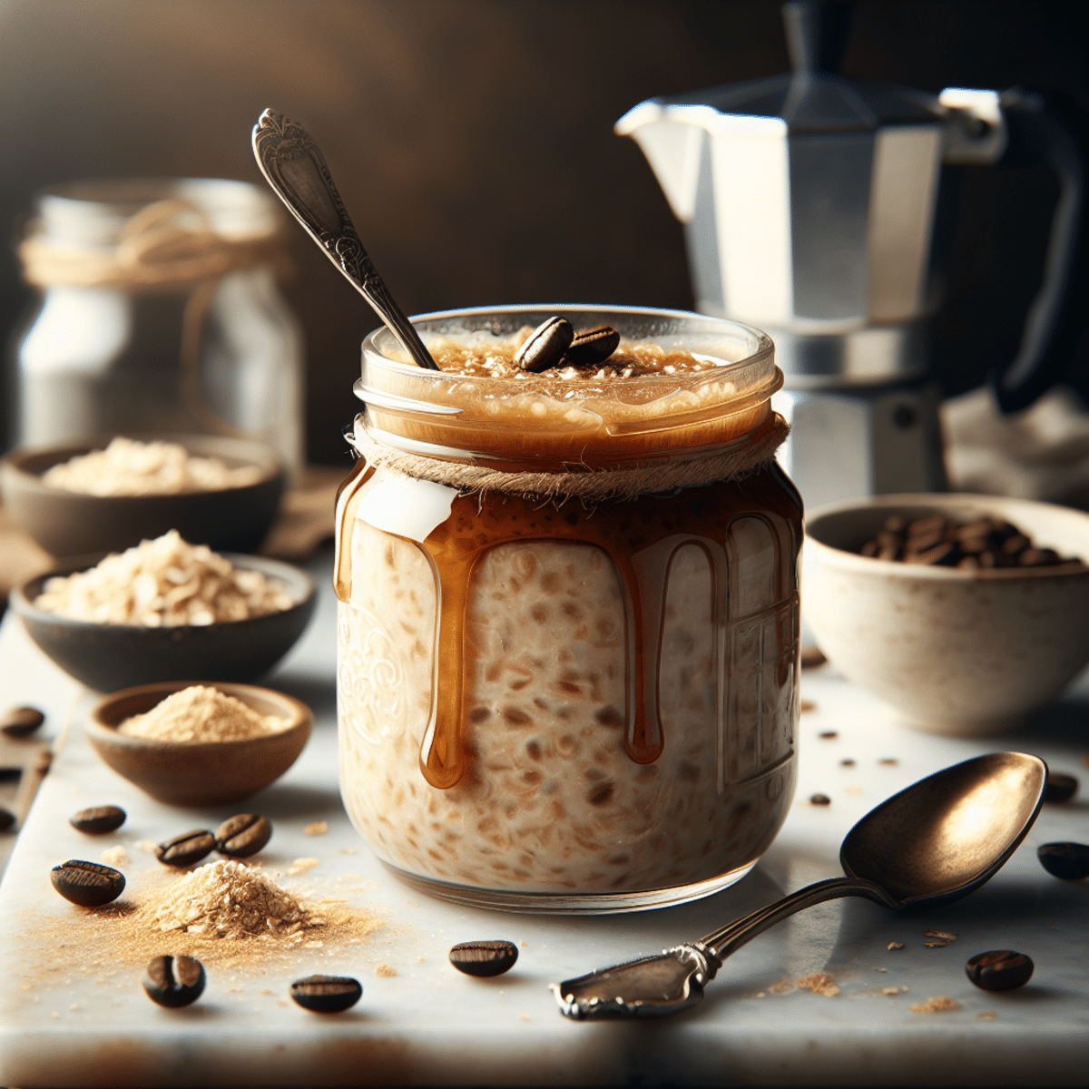 Brown Sugar Espresso Overnight Oats for Busy Mornings