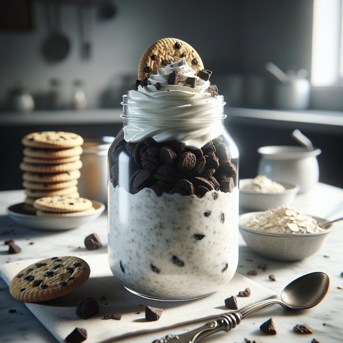 Cookies and Cream Overnight Oats Recipe for Busy Mornings