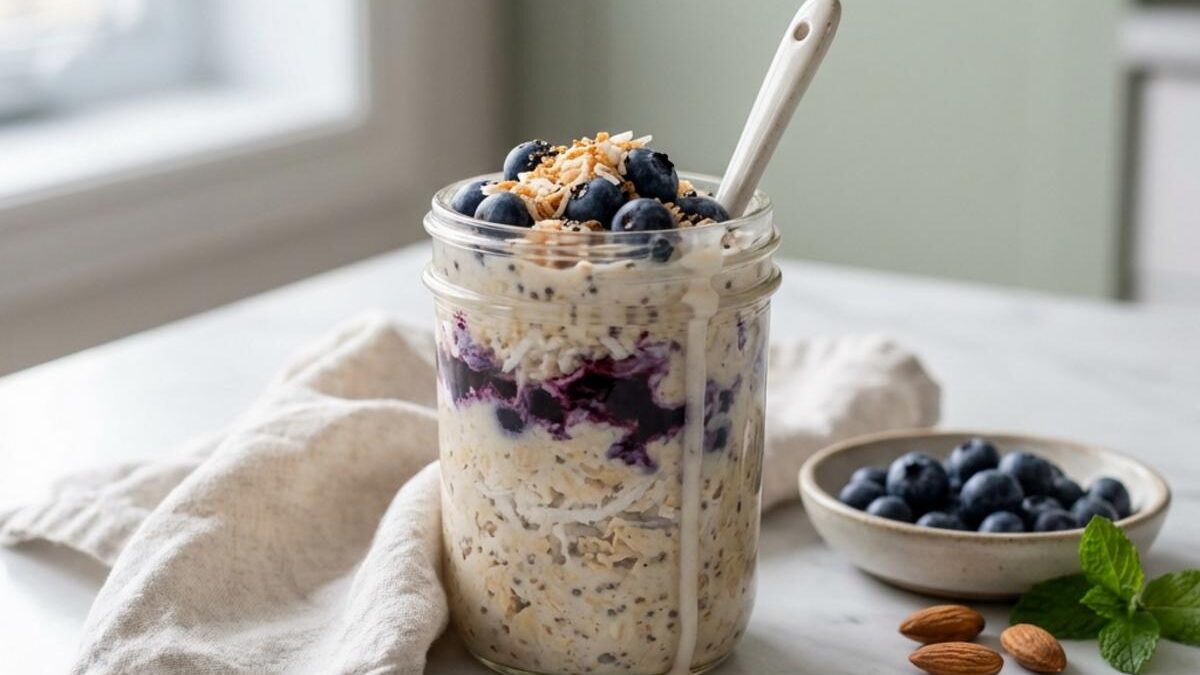 Gruau du lendemain coco-bleuets: Easy, Nourishing Start