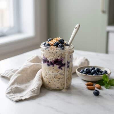 Gruau du lendemain coco-bleuets: Easy, Nourishing Start