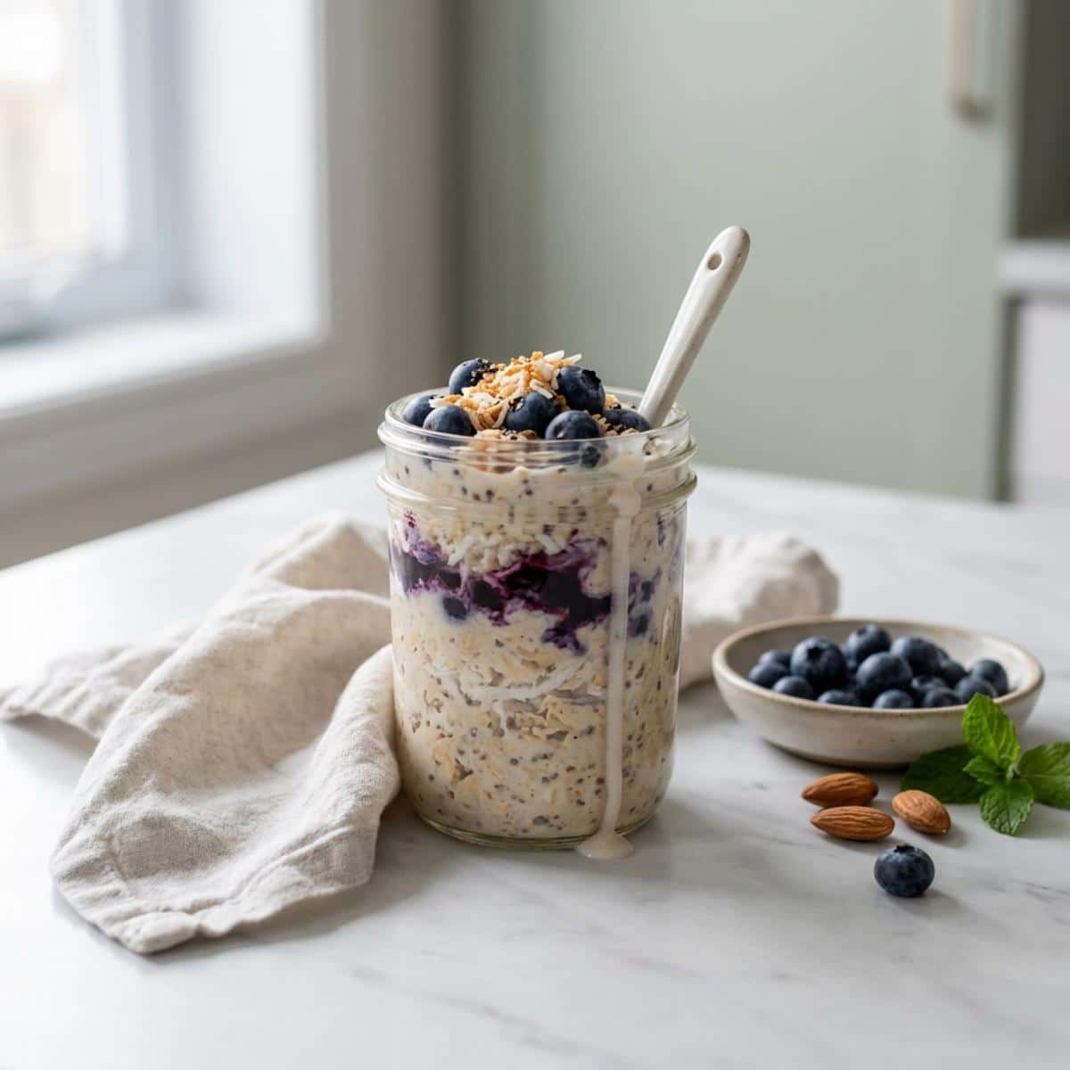 Gruau du lendemain coco-bleuets: Easy, Nourishing Start