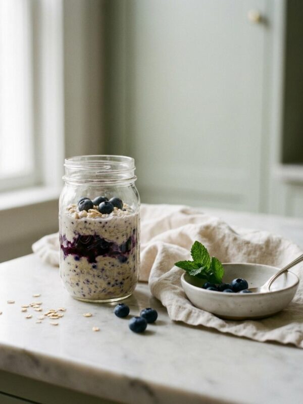 Best Blueberry Kefir Overnight Oats for Energized Mornings