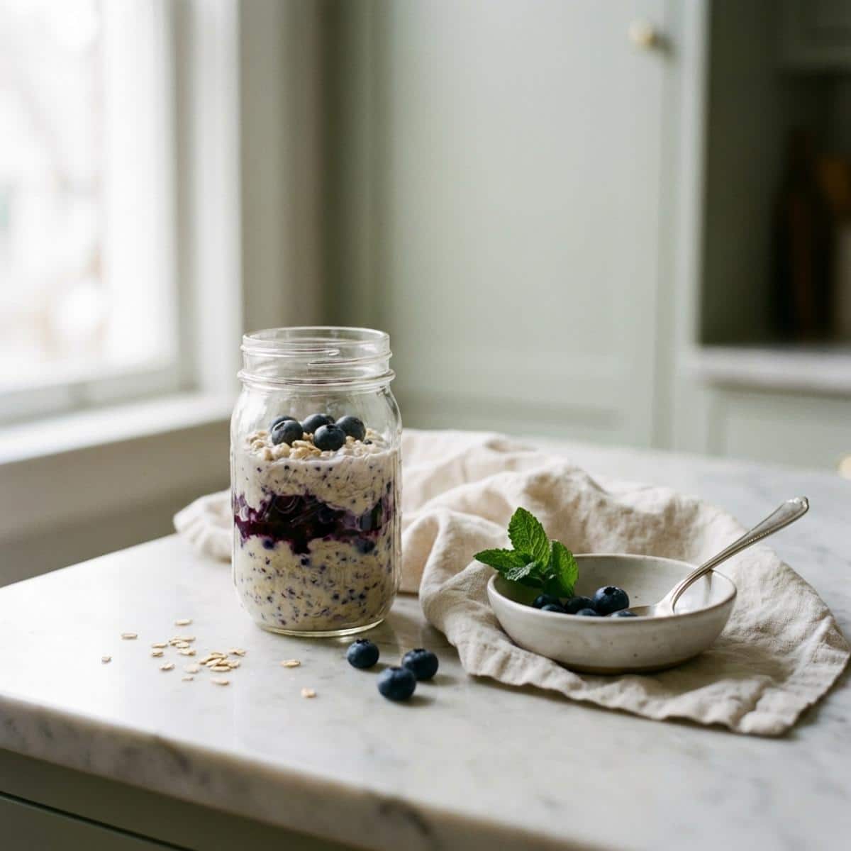 Best Blueberry Kefir Overnight Oats for Energized Mornings