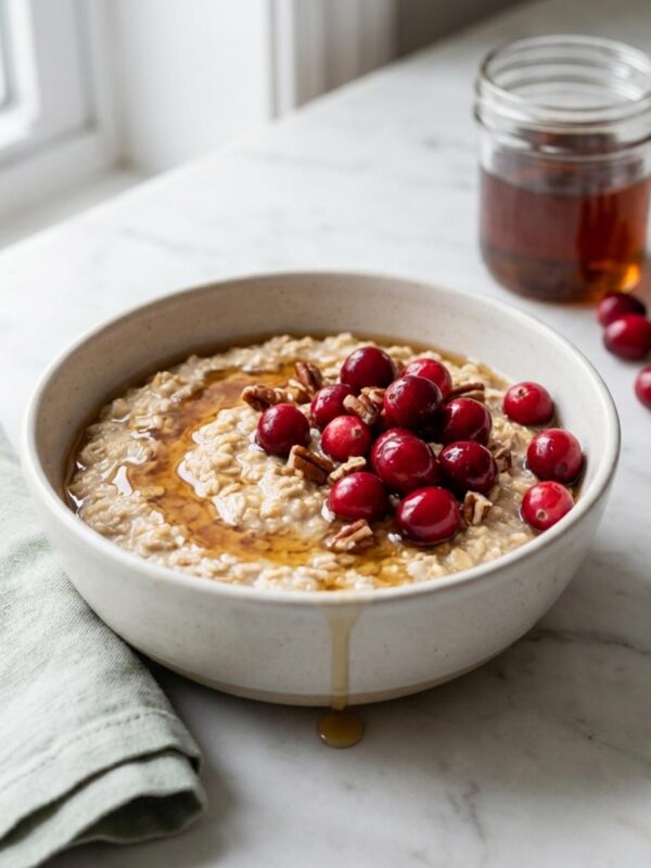 Delicious Gruau frigo – Canneberge érable for Busy Mornings